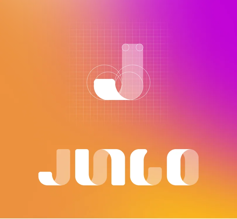 Jingo logo construction and identity direction