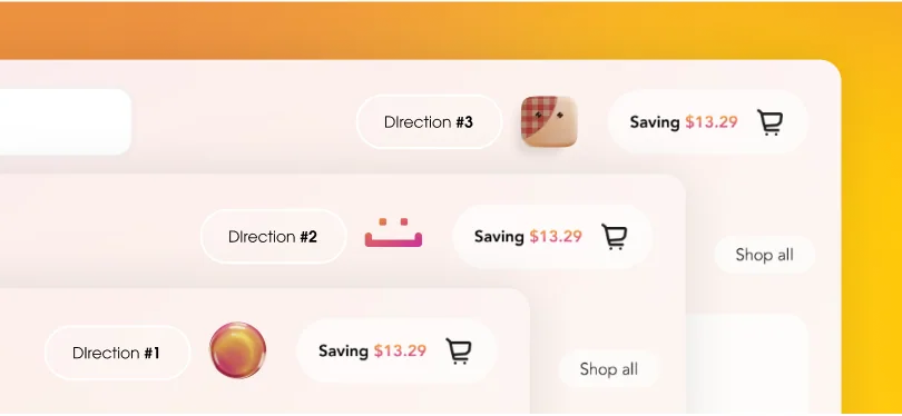 Jingo shopping interface directions
