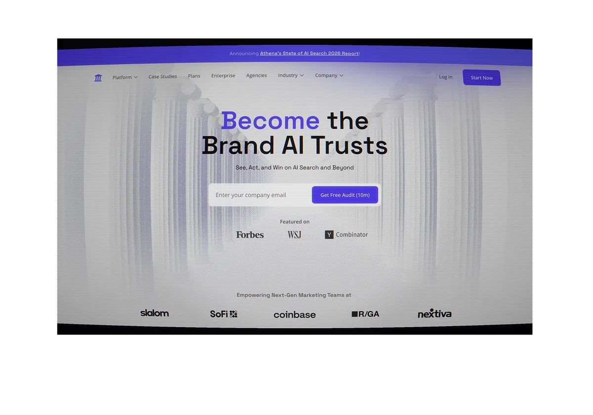 AthenaHQ project screen